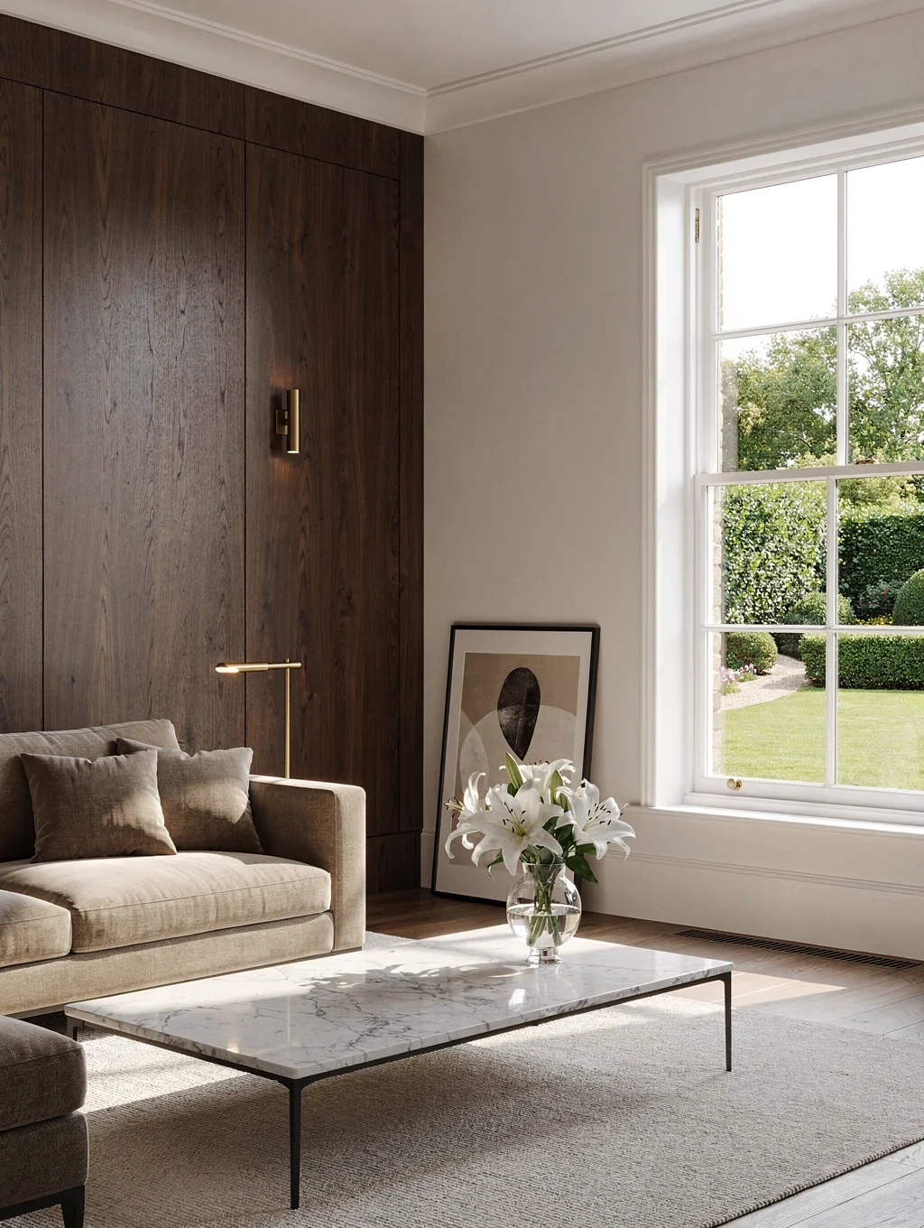 Refined architectural interior refurbishment in a prime residential property
